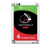 Seagate IronWolf, 4TB, NAS, Disco duro interno, HDD, CMR 3,5" SATA 6GB/s, 5900 RPM, caché de 64 MB para almacenamiento conectado a red RAID, y 3 años Rescue Services (ST4000VN008)
