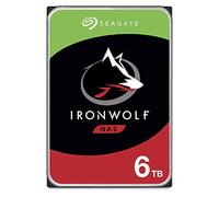 Seagate IronWolf, 6TB, NAS, Disco duro interno, HDD, CMR 3,5" SATA 6GB/s, 7200 RPM, caché de 256 MB para almacenamiento conectado a red RAID y 3 años Rescue Services (ST6000VN0033)