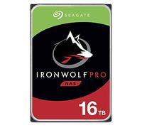 Seagate IronWolf Pro, 16TB, NAS, Disco duro interno, HDD, CMR 3,5" SATA 6GB/s, caché 256 MB, almacenamiento RAID, 3 años Rescue Services (ST16000NE000)