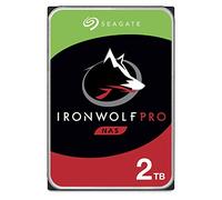 Seagate IronWolf Pro, 2 TB, NAS, Disco duro interno, HDD, CMR 3,5" SATA 6 GB/s, caché 128 MB, almacenamiento RAID, 3 años Rescue Services (ST2000NE0025)