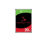 Seagate IronWolf Pro, 20 To, Disco Duro Empresarial Interno NAS HDD - CMR, 3,5”, SATA 6 Gbits/s, 7 200 RPM, 256 Mo de memoria Cache