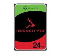 Seagate IronWolf Pro 24 TB, NAS Disco Duro Interno, 3.5 Inch, 7200 U/Min, CMR, 256 MB Cache, SATA 6 GB/S, Incl. 3 años Rescue Service, Modellno.: ST24000NT002