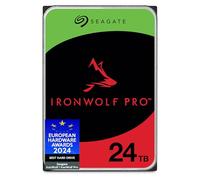 Seagate IronWolf Pro 24TB, NAS Disco Duro Interno, 3.5 Pulgadas, 7200 RPM, CMR, 256 MB Cache, SATA 6 GB/S, Paquete Abre-fácil, Data Rescue Servicio (ST24000NTZ02)