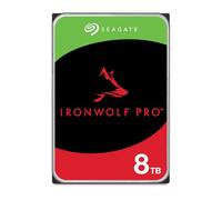 Seagate IronWolf Pro, 8 TB, Enterprise HDD interno - CMR, 3,5 pulgadas, SATA a 6 Gb/s, 7200 RPM, caché de 256 MB para almacenamiento conectado a red RAID, servicios Rescue (ST8000NT001)