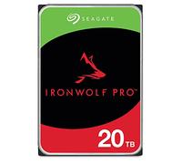 Seagate IronWolf Pro ST200000NT001 - Disco duro interno de 3.5 pulgadas (3 años de recuperación de datos incluida), 20 TB, disco duro interno CMR, 6 Gb/s, 256 MB, 7200 rpm, funcionamiento de 24 horas,