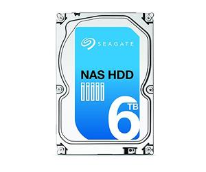 Seagate NAS HDD - Disco Duro Interno de 6 TB (SATA III, 5900 RPM, 3.5"), Plateado