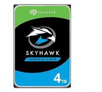 Seagate SkyHawk, 4 TB, Disco Duro Interno De Vigilancia, HDD, 3.5" SATA 6 GB/s, Caché 256 MB, DVR, Sistema de cámaras de seguridad NVR y 3 años de servicios Rescue (ST4000VX016)