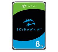 Seagate SkyHawk AI, 8 TB, Unidad Disco Duro Interna de Vigilancia, SATA a 6 GB/s, Caché de 256 MB, DVR, Sistema de cámaras de seguridad NVR y 3 años de servicios Rescue (ST8000VE0004)