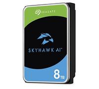 Seagate Skyhawk AI ST8000VE001 - Disco Duro Interno de vigilancia (8 TB, 3,5", SATA 6 GB/s, caché de 256 MB, Sistema de cámara de Seguridad DVR y NVR, Servicio de Rescate