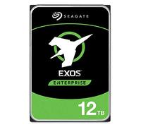 Seagate ST12000NMZ007 - Disco Duro Interno (3,5", 12 TB, Exos X12, Clase empresarial), Color Plateado