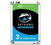 Seagate Surveillance Skyhawk - Disco Duro Interno (3 TB, Serial ATA III, 64 MB) Color Plateado