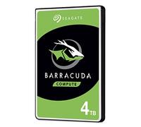 Seagate Technology BarraCuda, 4TB, Disco duro interno, HDD, 2,5 in, SATA 6 Gb/s, 5400 r.p.m., caché de 128 MB para ordenador de sobremesa y PC (ST4000LM024), Plateado