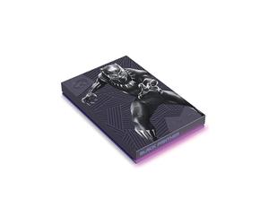 Seagate Technology FireCuda 2TB disco duro externo portátil, compatible con PS4, PS5, Xbox One/Series, PC, Marvel Edition Black Panther, USB 3.2, 3 años de servicios de Rescue (STKL2000401)