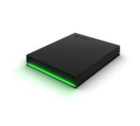 Seagate Technology Game Drive for Xbox, 4TB, External Hard Drive Portable, USB 3.2 Gen 1, Black with built-in green LED bar, Xbox Certified, 2 year Rescue Services (STKX4000402)
