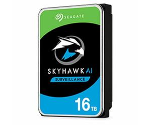 Seagate Technology Skyhawk AI ST16000VE002 - Hard Drive - 16 TB - Internal - 3.5" - SATA 6Gb/s - Buffer: 256 MB - with 3 Years Seagate Rescue Data Recovery