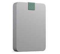 Seagate Ultra Touch HDD, 4 TB, HDD externo, gris guijarro, material reciclado postconsumo, compatibilidad USB-C con PC, Mac& Chromebook, Rescue Services (STMA4000400)