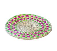 Seagrass Placemat - 20cm Rustic Boho Decorative Table Mat For Dining