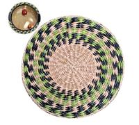 Seagrass Placemat - Woven Dining Table Mats for Home Restaurant | Eco Friendly Natural Fiber Construction, Protects Surfaces, Adds Rustic Charm, Ideal for Everyday Meals, Dinner Parties 8 in