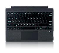 Seagtigau Funda tipo teclado para Microsoft Surface Pro 7+ Pro 7 Pro 6 Pro 5 Pro4 Pro3, 12.3 pulgadas, mouse multitáctil ultra delgado con Bluetooth, recargable, retroiluminación LED de 7 colores