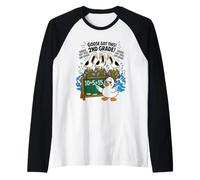 Seagull Goose obtuvo Esta Divertida Clase de Regreso a Clases de Segundo Grado Camiseta Manga Raglan