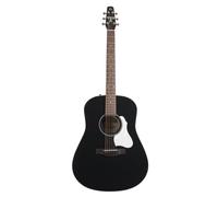 Seagull S6 Classic Black A/E Guitarra Acústica Electrificadacon Fishman Sonitone Acabado Semi Brillo Tapa Cedro Macizo Cuerpo Cerezo
