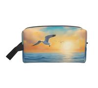 Seagulls by The Sea - Neceser multifuncional de viaje, bolsa de almacenamiento diario y fitness para cosméticos, papelería y más