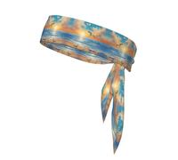 Seagulls by the sea Prints Bandana deportiva de doble cara con correas que absorben el sudor y son transpirables, adecuadas para correr y hacer ejercicio.