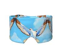 Seagulls in Flight - Antifaz ajustable para dormir y orejeras, diadema unisex para dormir de lado (26.8 x 4.3 pulgadas), cubierta cómoda para viajes en interiores y exteriores, para yoga,