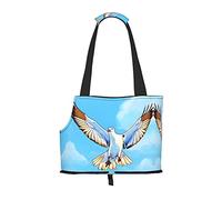 Seagulls in flight - Bolsa de hombro estampada para mascotas para salir, bolsa de hombro de doble propósito para perros y gatos pequeños