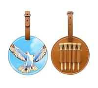 Seagulls in Flight Brown - Bolsa de almacenamiento para camisetas de golf, fácil de transportar y más eficiente para jugar al golf