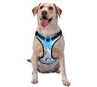 Seagulls in Flight - Chaleco de tracción para mascotas, estampado mediano, ideal para pasear perros, senderismo, viajes diarios