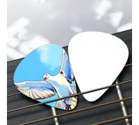 Seagulls in flight - Juego de púas de guitarra (finas/medianas/gruesas), ampliamente compatible con todo tipo de instrumentos de cuerda