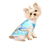 Seagulls in flight Pet - Camiseta transpirable sin mangas M para perros pequeños y gatos, suave, ligera y elegante