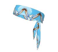 Seagulls in Flight Sport - Bandas para el pelo antisudor y antideslizantes para hombres y mujeres, entrenamiento, correr, deportes