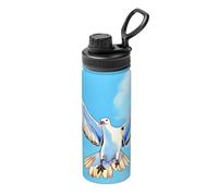 Seagulls in flight - Termo deportivo de acero inoxidable, apto para ciclismo, gimnasio, baloncesto, al aire libre