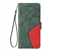 SEAHAI Cuero Funda para OnePlus 13R 5G Billetera Estuche, Carcasa con Tarjetero/Cierre Magnético/Suporte, Ultradelgado Cartera Flip Premium PU Cover Case - Verde