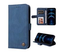 SEAHAI Cuero Funda para OPPO A40 4G / OPPO A40M / OPPO A60 5G Billetera Estuche, Carcasa con Tarjetero/Cierre Magnético/Suporte/Bloqueo RFID, Ultradelgado Cartera Flip Cover Case - Azul