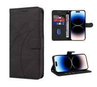 SEAHAI Cuero Funda para Realme C71/Realme C73/Realme P3 Lite 4G Estuche, Carcasa con Suporte/Ranura para Tarjeta/Cierre Magnético/Bloqueo RFID, Flip Billetera Plegable Cubierta Libro - Negro