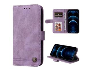 SEAHAI Cuero Funda para Realme P3 5G/Realme 14 5G/Realme 14T 5G Billetera Estuche, Carcasa con Tarjetero/Cierre Magnético/Suporte/Bloqueo RFID, Ultradelgado Cartera Flip Cover Case - Púrpura