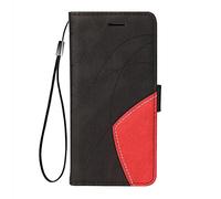 SEAHAI Cuero Funda para Vivo Y28 4G Billetera Estuche, Carcasa con Tarjetero/Cierre Magnético/Suporte, Ultradelgado Cartera Flip PU Cover Case - Negro