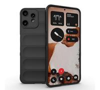 SEAHAI Funda para CMF Phone 2 Pro Estuche, [Diseño de Bolsa de Aire Anticaída] Robusto Carcasa de Suave Silicona Ligera PC + TPU Bumper Anti-caída Rubber Caso - Negro