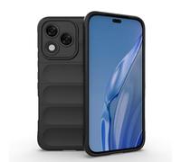 SEAHAI Funda para Honor 400 Lite 5G Estuche, [Diseño de Bolsa de Aire Anticaída] Robusto Carcasa de Suave Silicona Ligera PC + TPU Bumper Anti-caída Rubber Caso - Negro