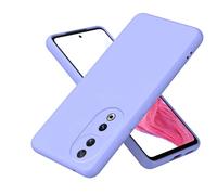 SEAHAI Funda para Honor 90 5G Estuche, Carcasa de Silicona Líquida Protectora de Cuerpo Completo con Tacto Suave y Sedoso, Cubierta Antigolpes con Forro de Microfibra - Púrpura