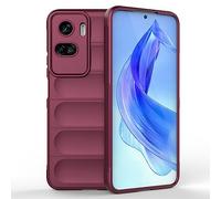 SEAHAI Funda para Honor 90 Lite 5G Estuche, [Diseño de Bolsa de Aire Anticaída] Robusto Carcasa de Suave Silicona Ligera PC + TPU Bumper Anti-caída Rubber Caso - Morado Oscuro