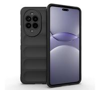 SEAHAI Funda para Huawei Nova 13 Pro Estuche, [Diseño de Bolsa de Aire Anticaída] Robusto Carcasa de Suave Silicona Ligera PC + TPU Bumper Anti-caída Rubber Caso - Negro