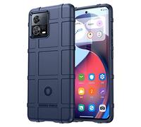 SEAHAI Funda para Motorola Edge 30 Fusion Estuche, Militar Carcasa de Silicona Ligera Delgado PC TPU Bumper Anti-caída Rubber Caso - Azul