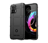 SEAHAI Funda para Motorola Edge 30 Neo/Edge 30 Lite Estuche, Militar Carcasa de Silicona Ligera Delgado PC TPU Bumper Anti-caída Rubber Caso - Negro