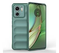 SEAHAI Funda para Motorola Edge 40 Estuche, [Diseño de Bolsa de Aire Anticaída] Robusto Carcasa de Suave Silicona Ligera PC + TPU Bumper Anti-caída Rubber Caso - Verde