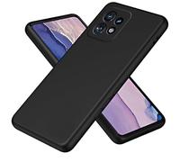 SEAHAI Funda para Motorola Edge 40 Pro Estuche, Carcasa de Silicona Líquida Protectora de Cuerpo Completo con Tacto Suave y Sedoso, Cubierta Antigolpes con Forro de Microfibra - Negro