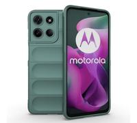 SEAHAI Funda para Motorola Moto G15 / Moto G15 Power Estuche, [Diseño de Bolsa de Aire Anticaída] Robusto Carcasa de Suave Silicona Ligera PC + TPU Bumper Anti-caída Rubber Caso - Verde